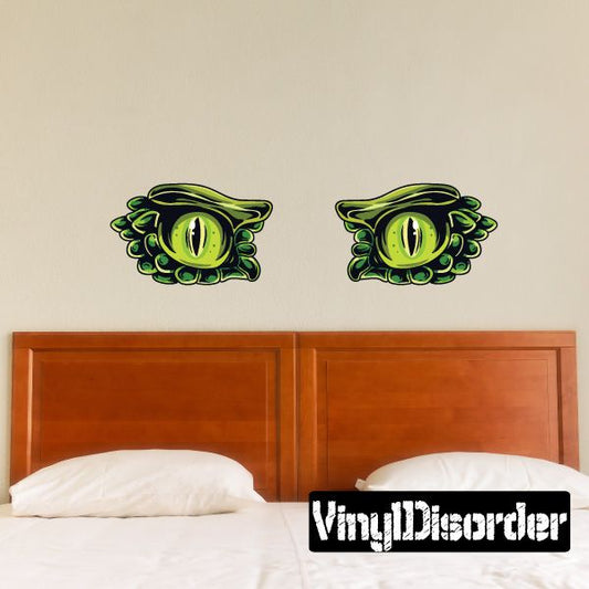 Image of Alligator Predator Eyes Sticker