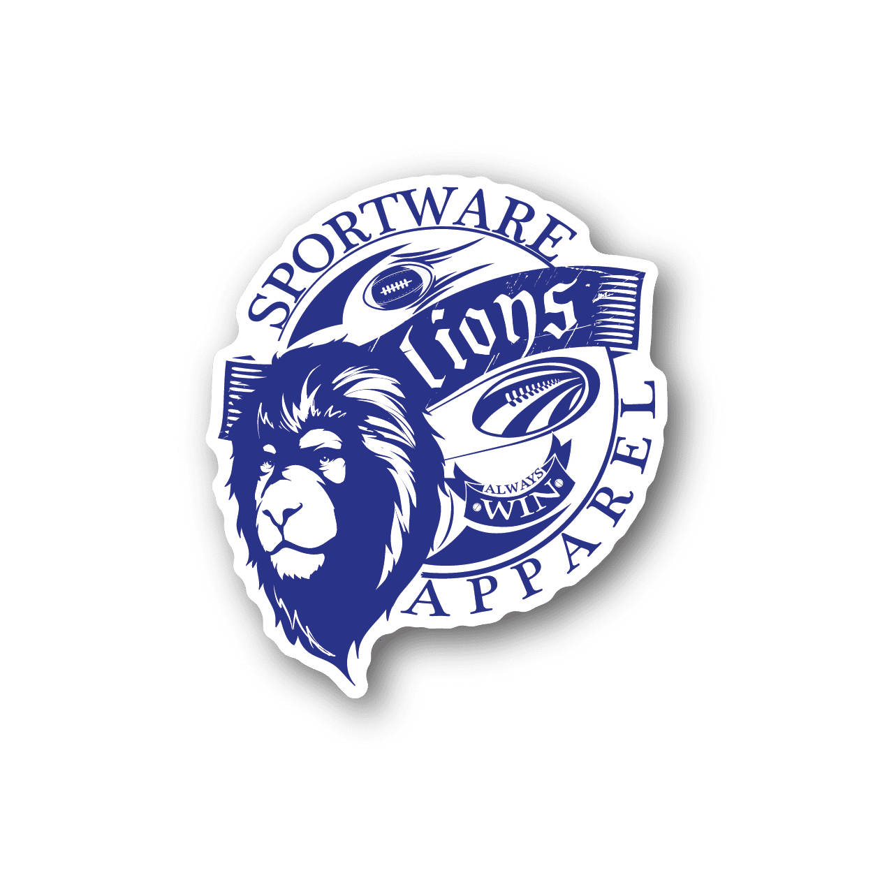 Image of Always Win Lions Sticker