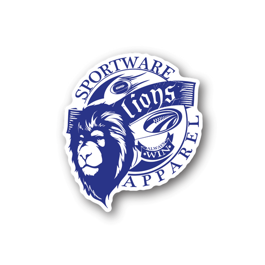 Image of Always Win Lions Sticker