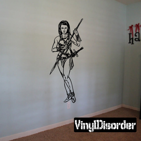 Image of Amazon Woman Decals