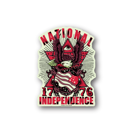 Image of Ameican Independence 1776 Sticker