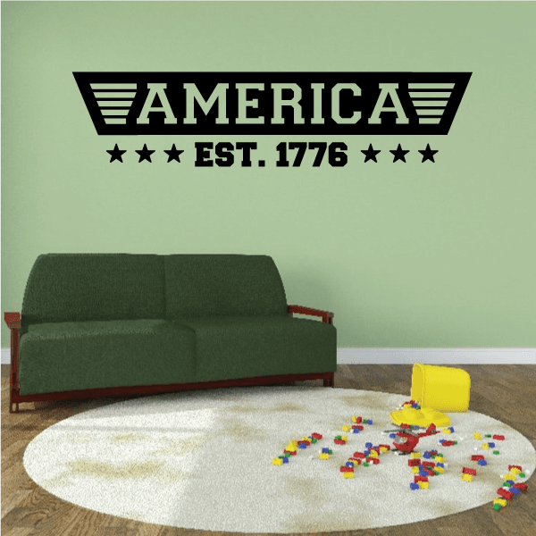 Image of America Est. 1776 Decal