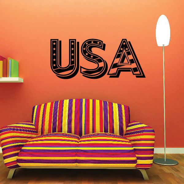 Image of America Flag USA Wall Decal