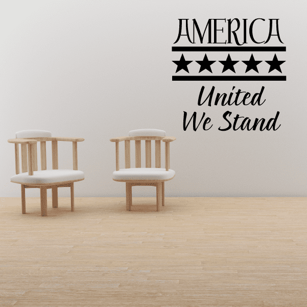 Image of America United We Stand Decal