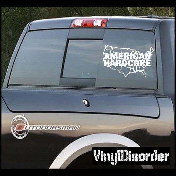 Image of American Hardcore Decal