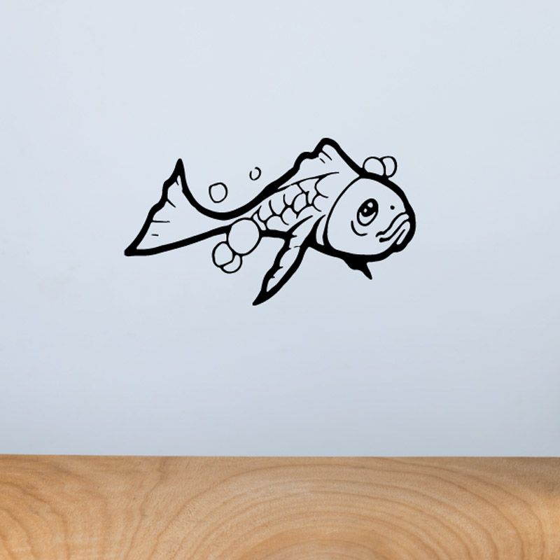 Image of Amy the Comet Goldfish Decal