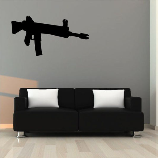 Image of Angled Assault Rifle Decal