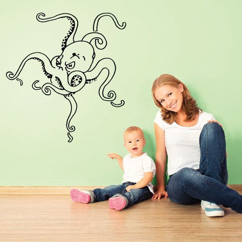 Angry Giant Octopus Decal – Vinyl Disorder