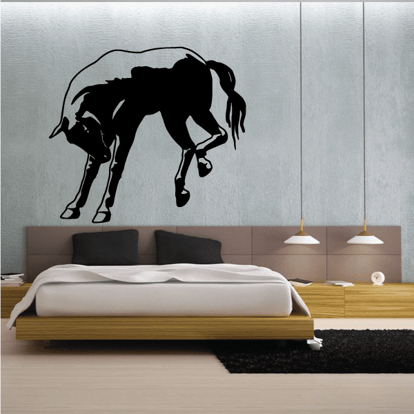 Image of Angry Kicking Horse Decal