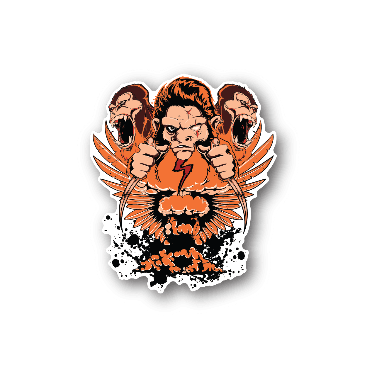 Image of Angry Pirmates Sticker