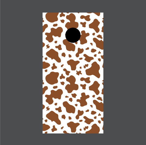 Image of Animal Print Cornhole Board Wraps