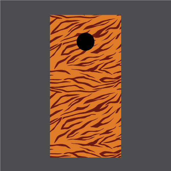 Image of Animal Print Cornhole Board Wraps