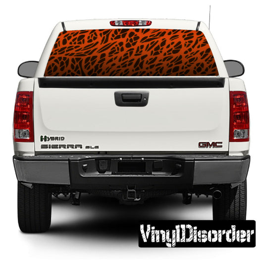 Image of Animal Print Random Rear Window View Through Graphic Og001