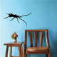 Black ant beetle decal silhouette