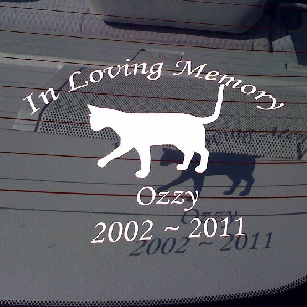 Any Image Custom In Loving Memory Decal