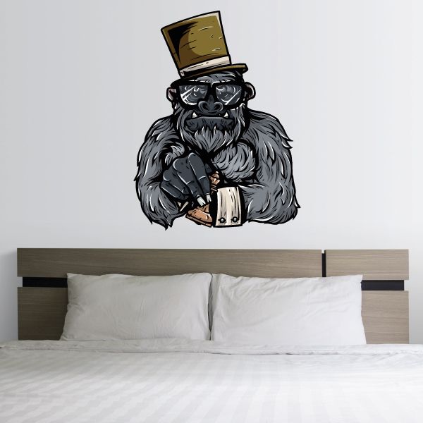 Image of Ape Chess Player Sticker