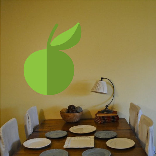 Image of Apple Wall Decal - Vinyl Decal - Car Decal - Idcolor028