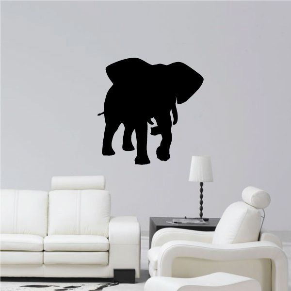 Image of Approaching Elephant Decal