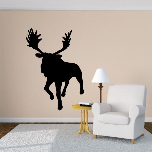 Image of Approaching Moose Decal