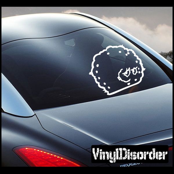 Image of Aqua Team Hunger Force Happy Meatwad Decal