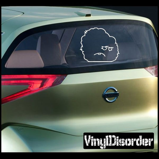 Image of Aqua Team Hunger Force Sad Meatwad Decal