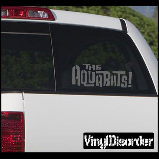 Image of Aquabats text Decal