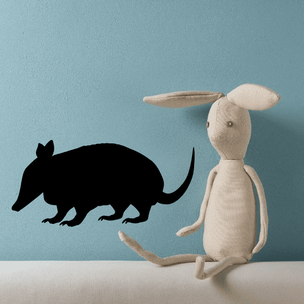 Image of Armadillo Silhouette Decal