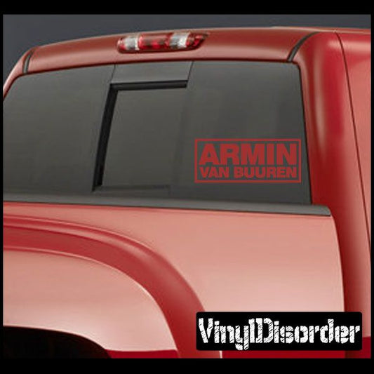 Image of Armin Van Buuren Decal