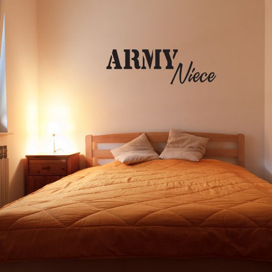 Image of Army Niece Decal