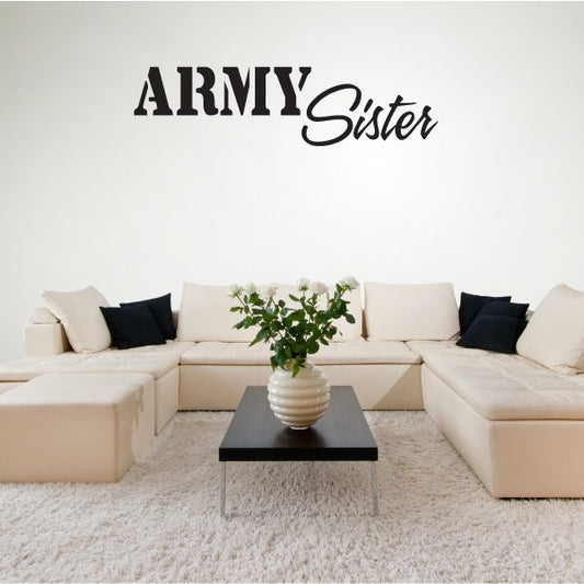 Image of Army Sister Decal