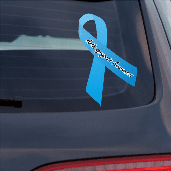 Image of Arthrogryposis Awareness Ribbon Vinyl Sticker