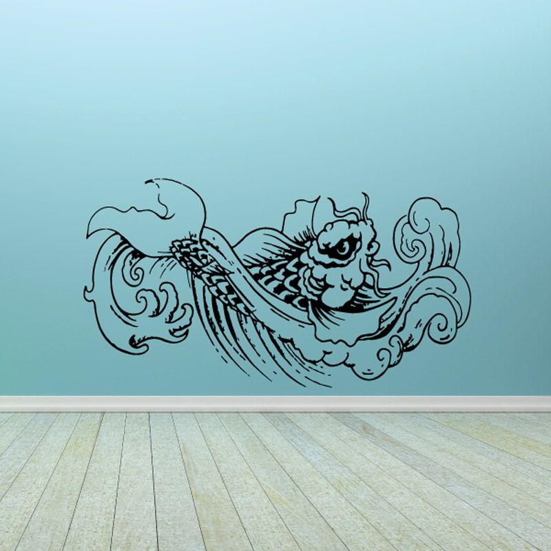 Image of Asian Style Koi Fish Decal