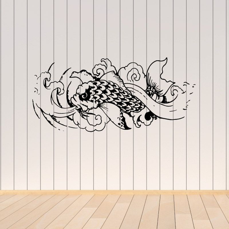 Image of Asian Water Koi Fish Decal