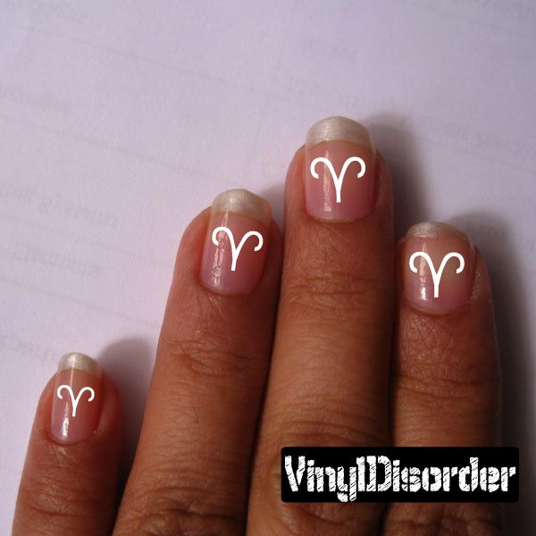 Image of Astrology ST006 Fingernail Art Sticker - Vinyl Finger Nail Decals