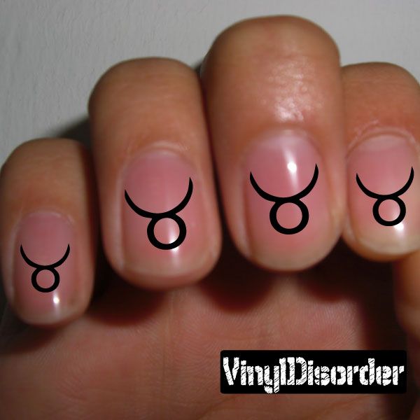 Image of Astrology ST008 Fingernail Art Sticker - Vinyl Finger Nail Decals