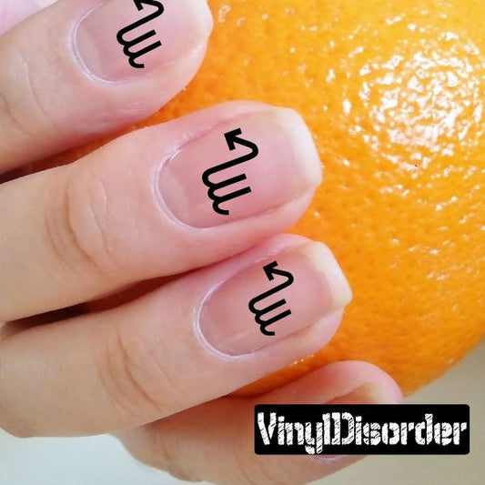 Image of Astrology ST020 Fingernail Art Sticker - Vinyl Finger Nail Decals