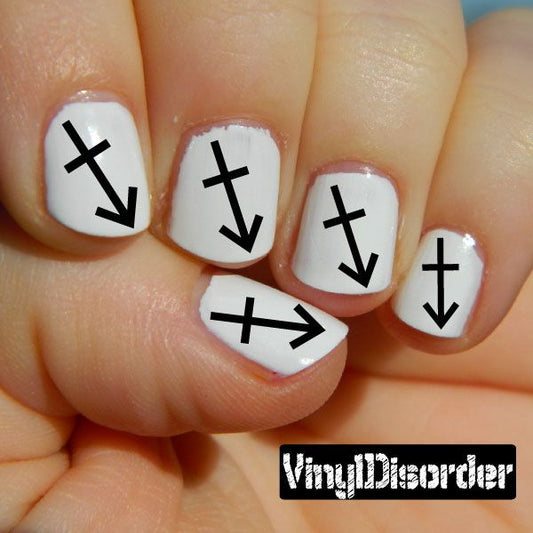 Image of Astrology ST021 Fingernail Art Sticker - Vinyl Finger Nail Decals