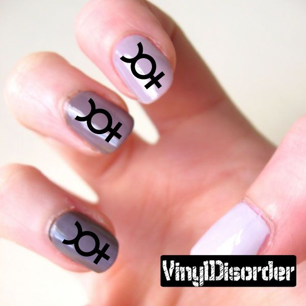 Image of Astrology ST075 Fingernail Art Sticker - Vinyl Finger Nail Decals