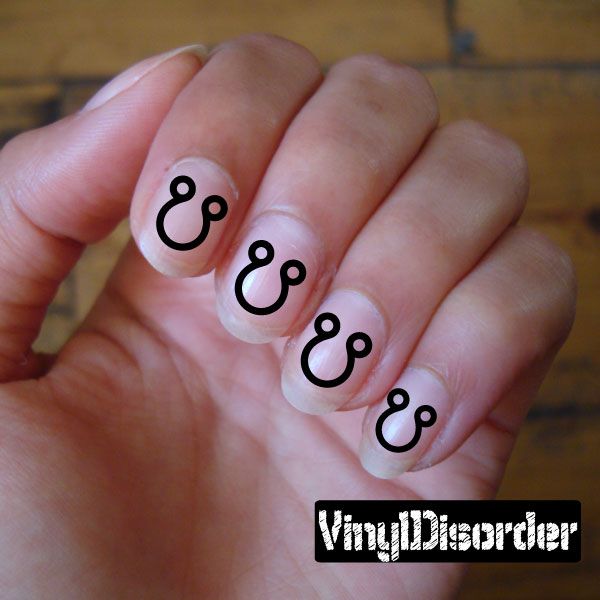 Image of Astrology ST093 Fingernail Art Sticker - Vinyl Finger Nail Decals