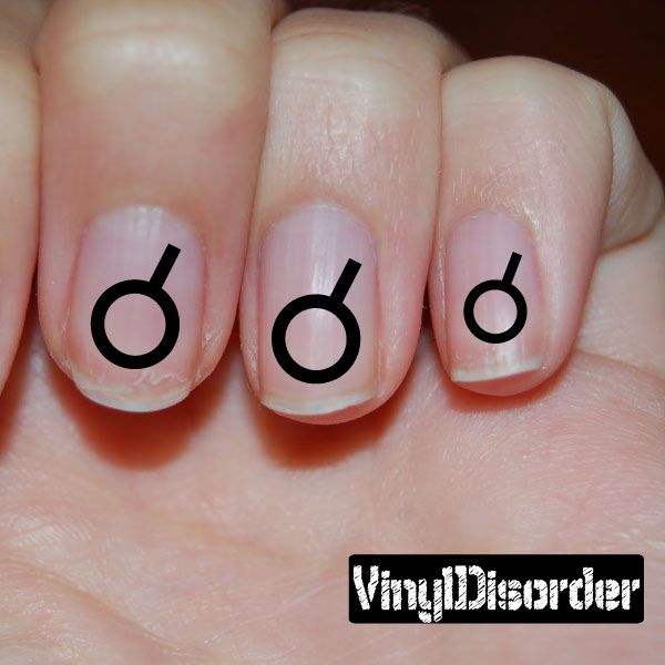 Image of Astrology ST094 Fingernail Art Sticker - Vinyl Finger Nail Decals