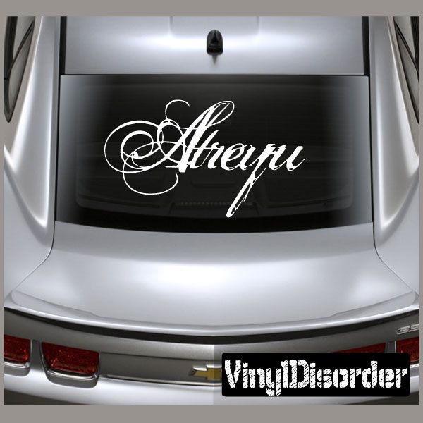 Image of Atreyu Script Decal