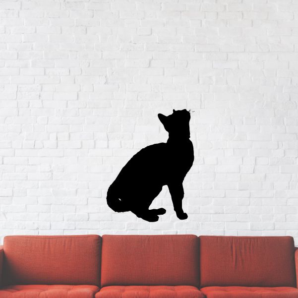 Image of Attention Cat Decal