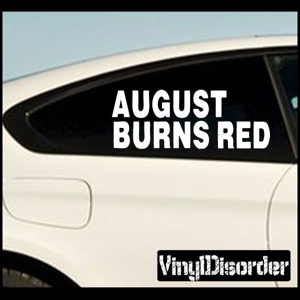 Image of August Burns Red Band Decal