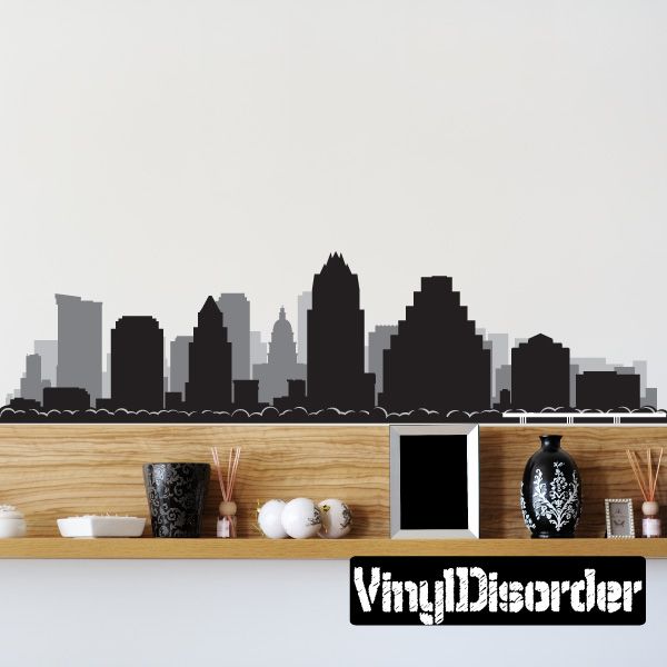 Image of Austin Texas Skyline Vinyl Decal