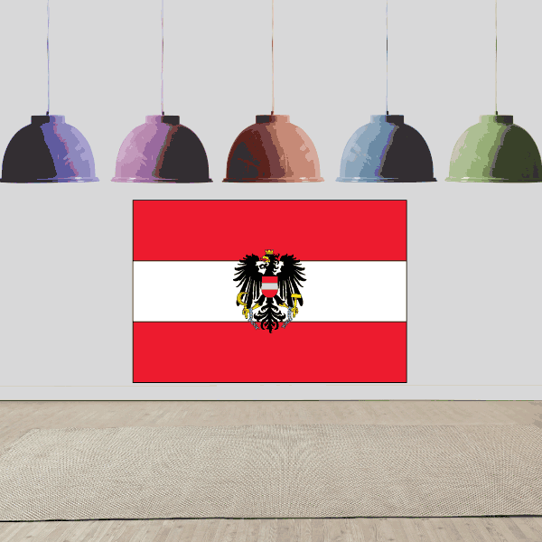 Image of Austria Flag Sticker