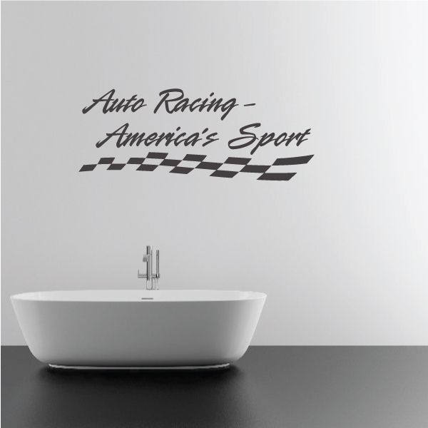 Image of Auto Racing americas Decal