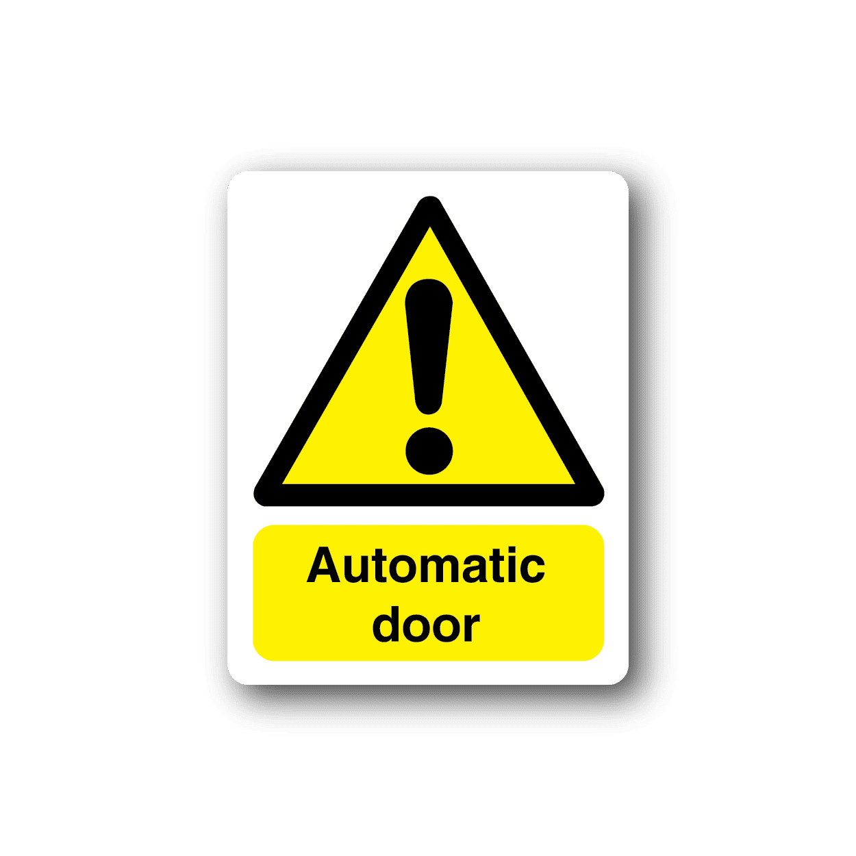 Image of Automatic Door Sticker