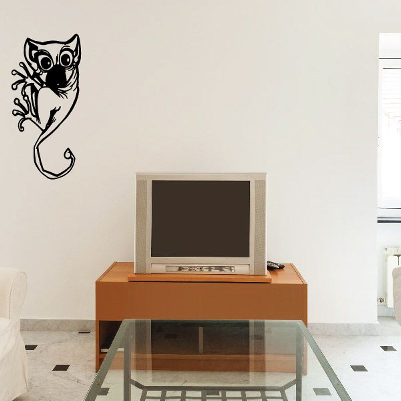 Image of Aye Aye Lemur Climbing Decal