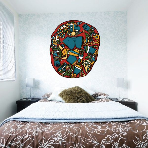 Image of Aztec Colored Figure Sticker