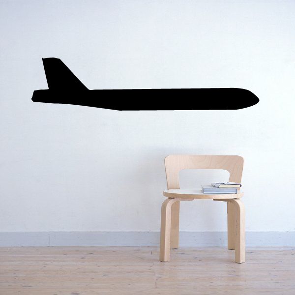 B-52 Stratofortress decal with black side-profile jet silhouette